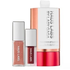 Haus Labs By Lady Gaga PhD Lip Glaze Duo - Honey Shimmer and Persimmon